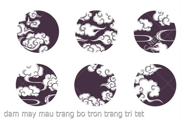 dam may mau trang bo tron trang tri tet